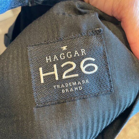 Haggar H26 Blue Work Trousers Size 32x32 - Picture 5 of 5